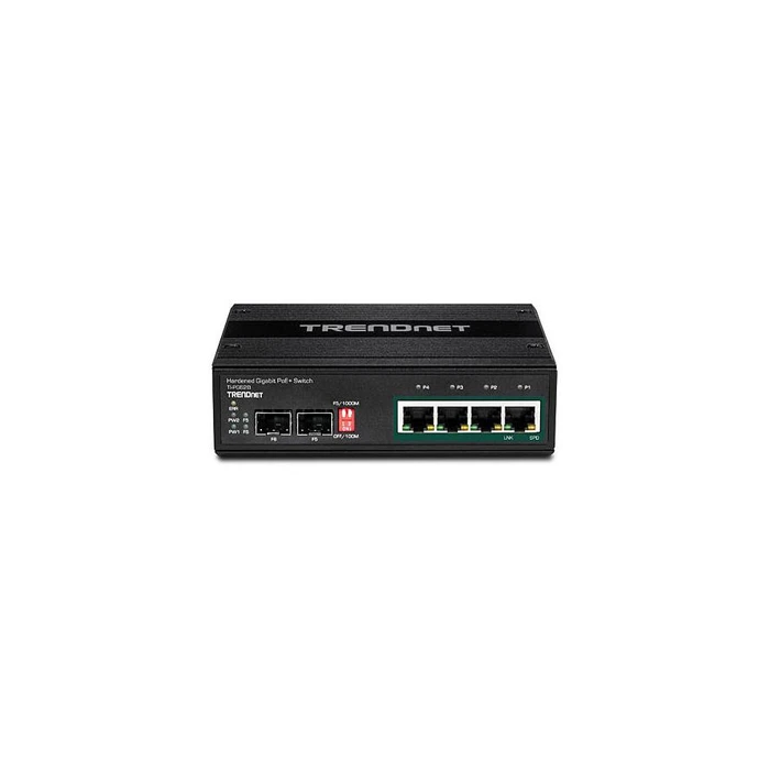 Network Switch 6-port Industrial Gbit PoE+ IP30 Metal