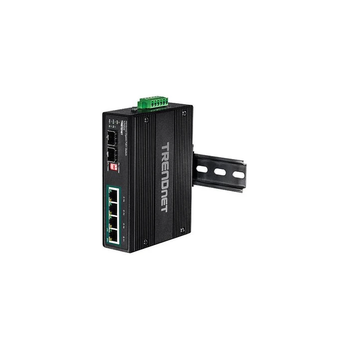 Network Switch 6-port Industrial Gbit PoE+ IP30 Metal