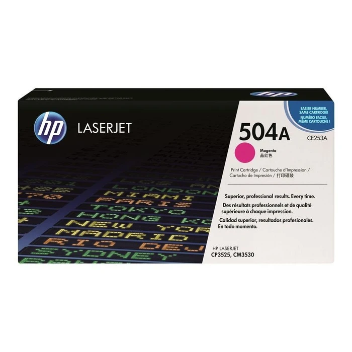 Toner HP 504A - Magenta - Original - LaserJet (CE253A)