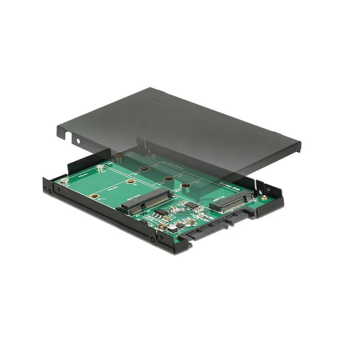 Converter Delock SATA 22Pin -> 1x M.2 Key B + 1x mSATA
