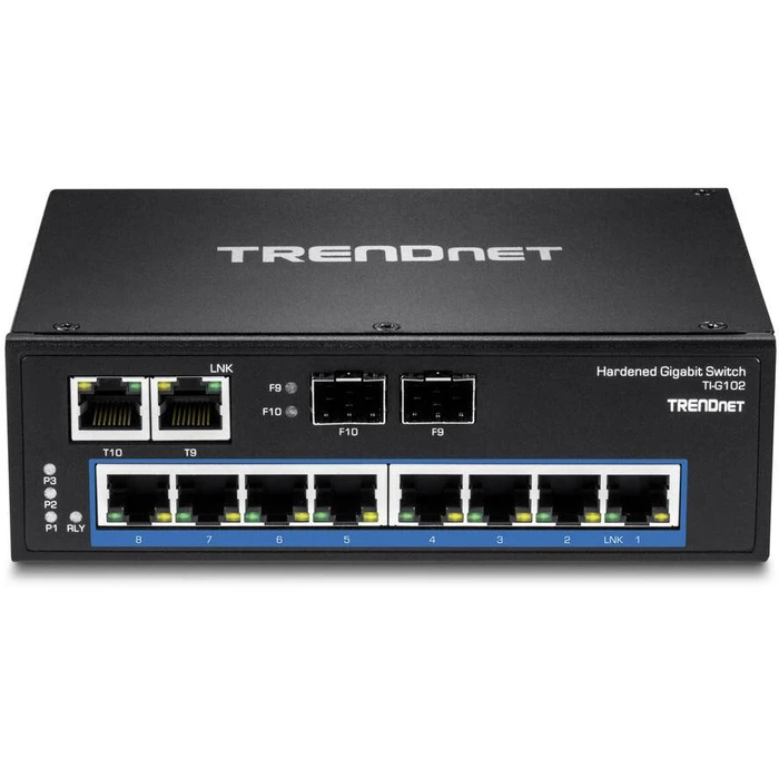 Network Switch Trendnet 10-port Industrial Gbit metall DIN-Rail