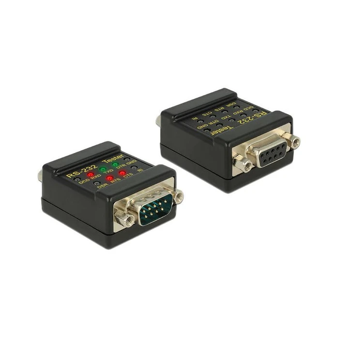 Tester Καλωδίων RS-232 Tester Delock DB9 to DB9 Bu/St