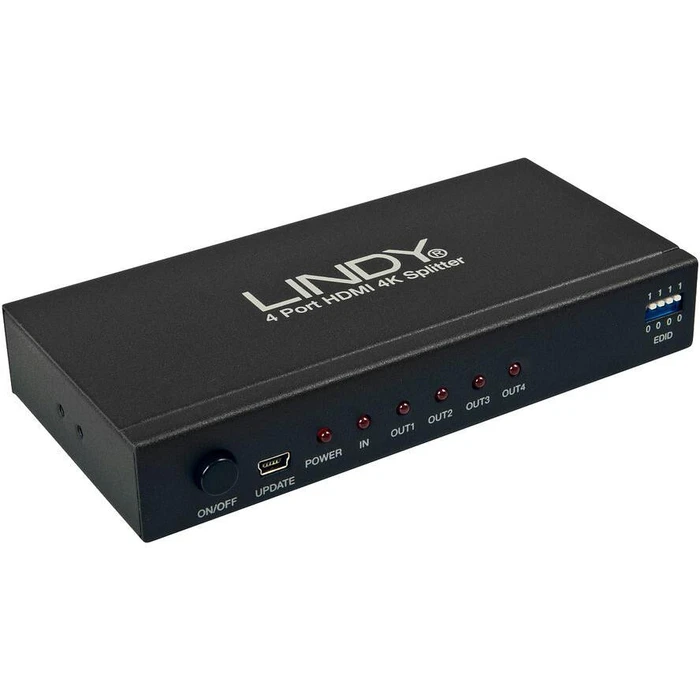 Splitter Lindy HDMI 4K 4 Port