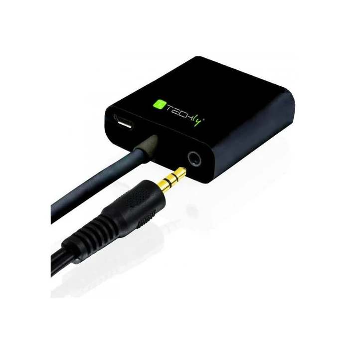 Μετατροπέας Techly HDMI to VGA Audio Micro-USB