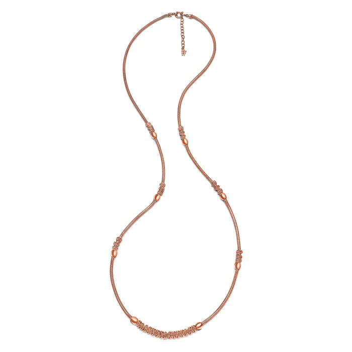 Γυναικείο Κολιέ Folli Follie 1N14T070R (45cm) από Ατσάλι Pink