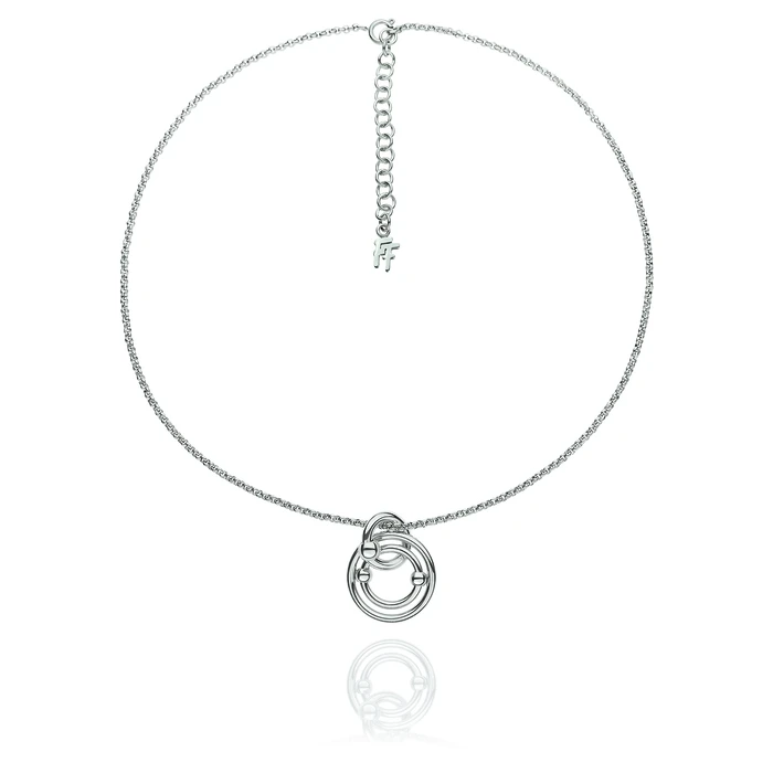 Γυναικείο Κολιέ Folli Follie 1N15F073 (40-45cm) από Ατσάλι Silver