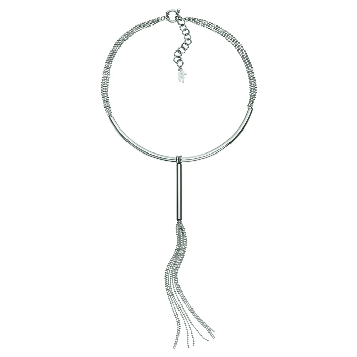 Γυναικείο Κολιέ Folli Follie 1N17F013 (45cm) από Ατσάλι Silver