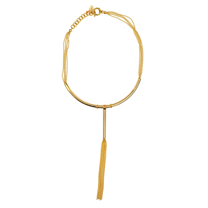 Γυναικείο Κολιέ Folli Follie 1N17T013Y (38Cm - 80 cm) από Ατσάλι Golden