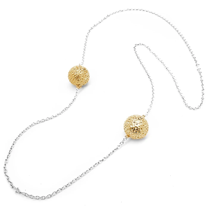 Γυναικείο Κολιέ Folli Follie 1N9S013Y (32cm) από Ασήμι Silver