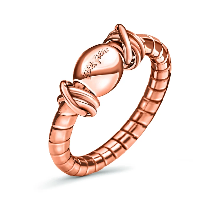 Γυναικείο Δαχτυλίδι Folli Follie 1R14T031R-52 (52) από Ατσάλι Pink