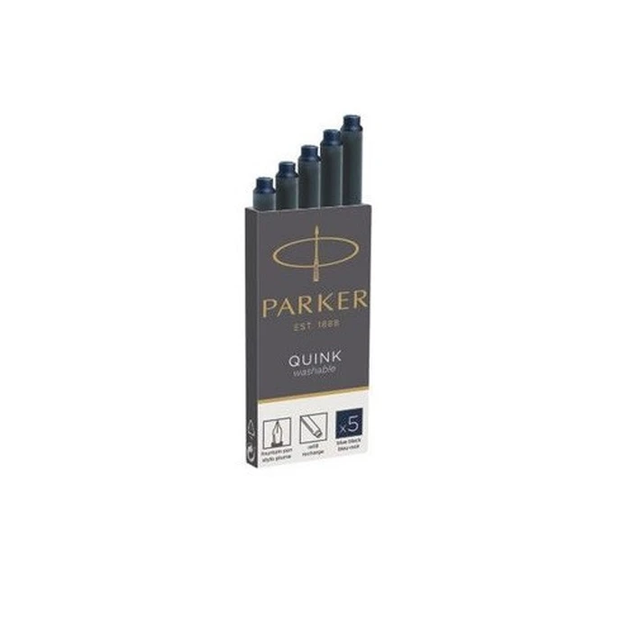 Ανταλλακτικό Μελάνι 1x5 Parker ink cartridge Quink blue black