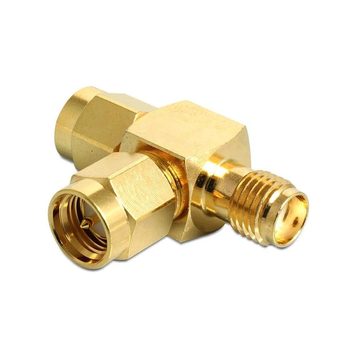 Αντάπτορας Δικτύου Delock SMA -> 2x SMA Bu/St T-Stuck