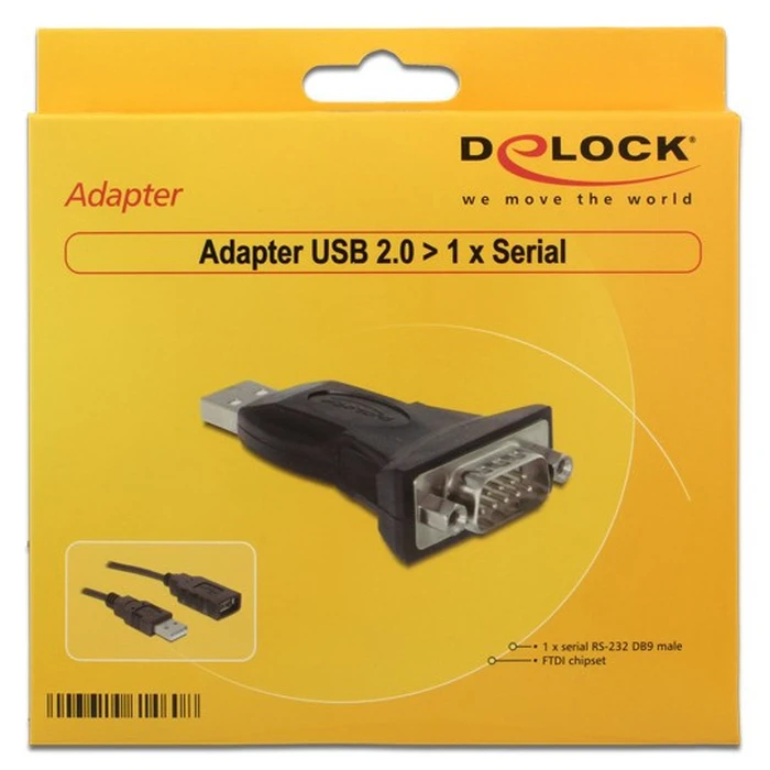 Αντάπτορας Delock USB A to D-Sub9
