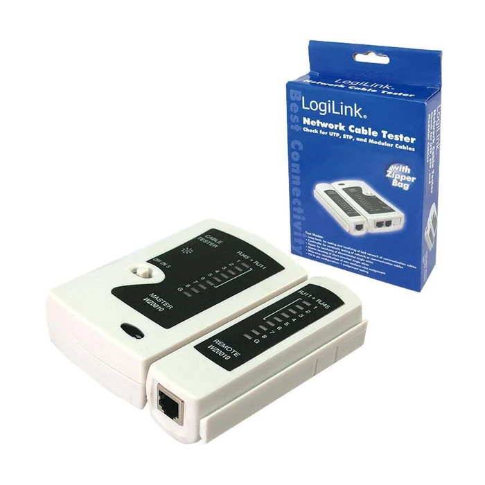 Tester Καλωδίων LogiLink Netzwerk RJ45/RJ12/RJ11 Stecker