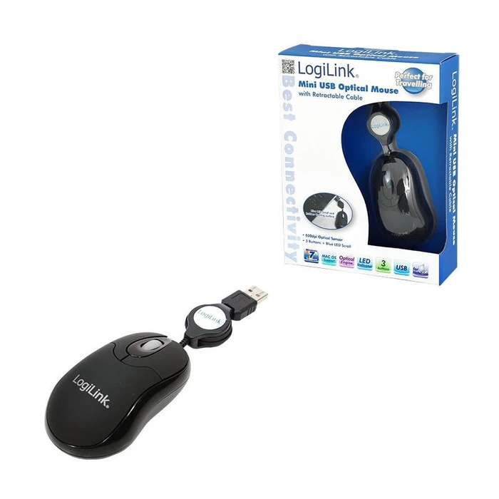 Ποντίκι Ενσύρματο LogiLink USB Mini