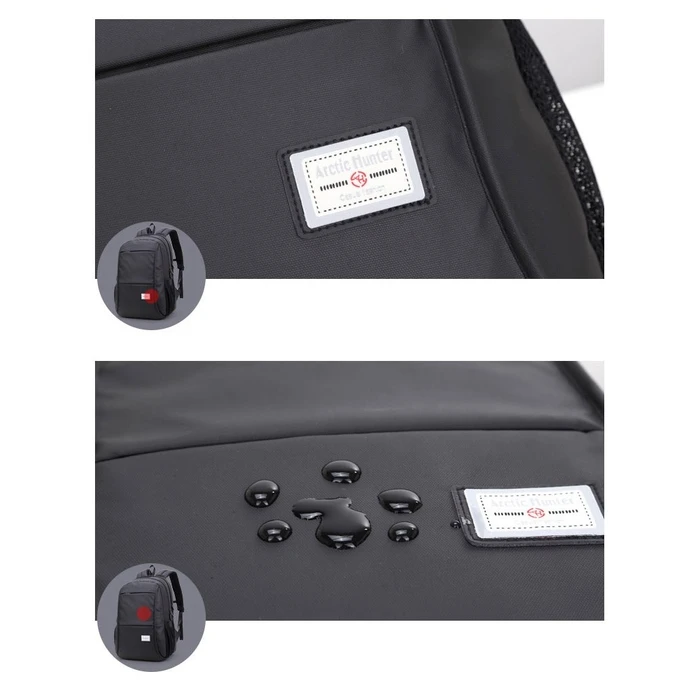 Τσάντα Πλάτης Arctic Hunter 20005-Bk Με Θήκη Laptop Μαύρη