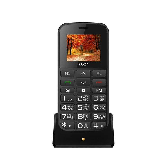 Κινητό Τηλέφωνο NSP 2000DS RED (Ελληνικό Μενού) Dual SIM με Bluetooth, οθόνη 1.8 , κουμπί SOS και ΔΩΡΟ hands-free