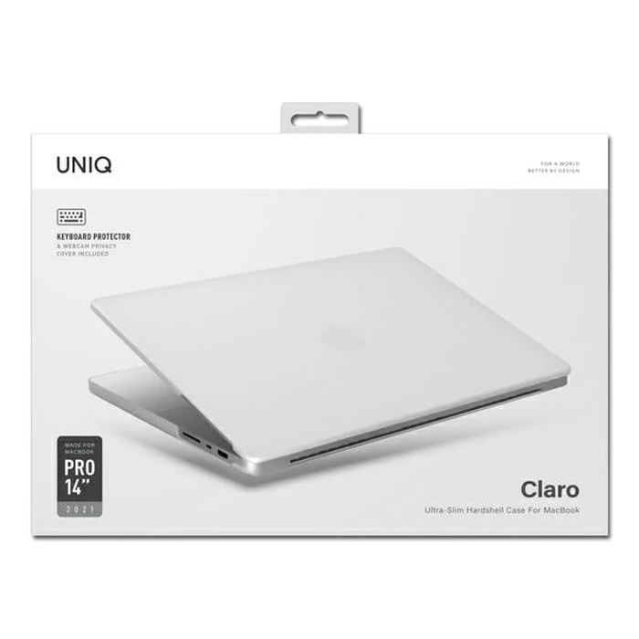 UNIQ Claro Apple MacBook Pro 14" 2021-2025 (M1/M2/M3/M4/M5) dove matte clear