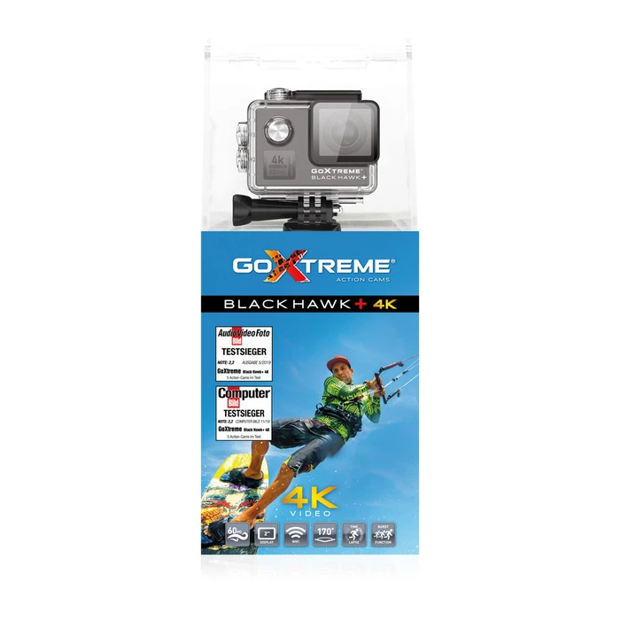 Action Camera GoXtreme Black HAWK+ 4K/60fps With EIS