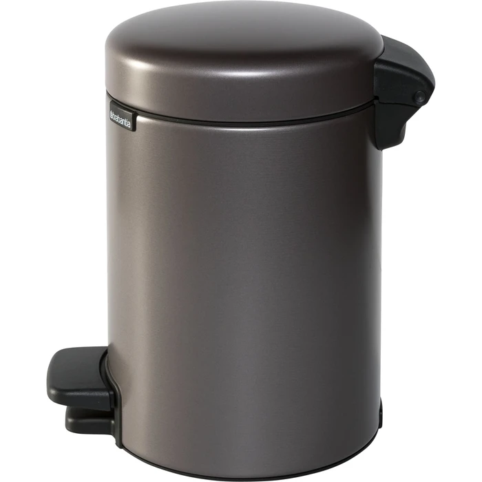 Brabantia NewIcon Pedal Bin 3L Confident Platinum
