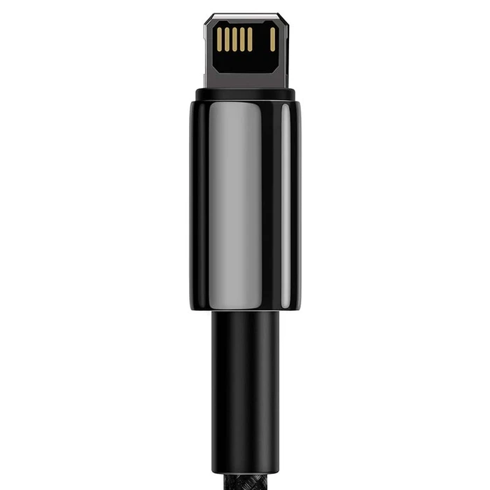 Καλώδιο Lightning Baseus Tungsten Gold USB to iP 2.4A 2m (black)