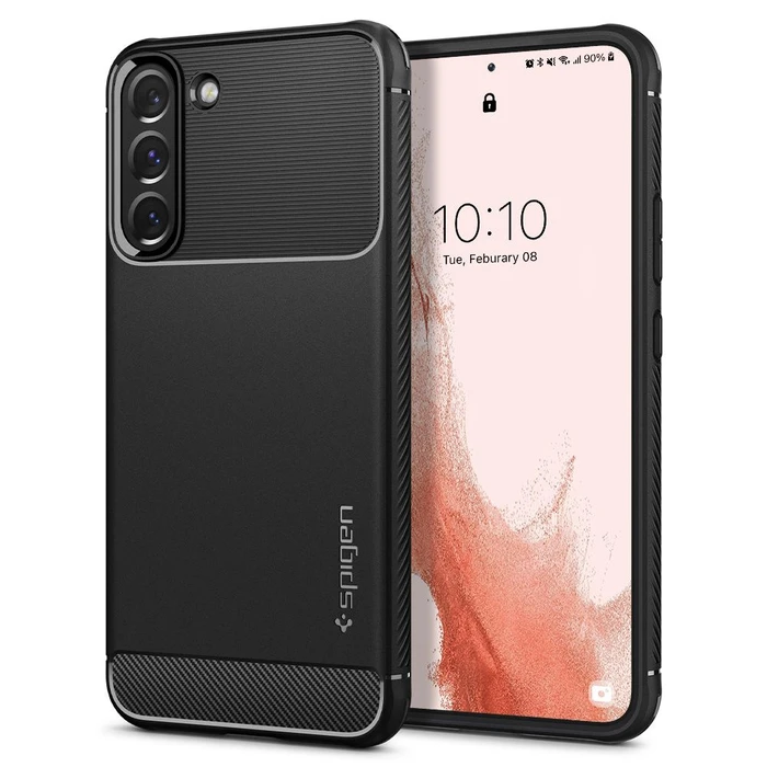 Case Spigen Rugged Armor Samsung Galaxy S22 Matte Black