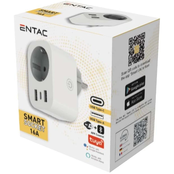 Smart Προσαρμογέας Entac Τροφοδοσίας 2.4A WIBLE