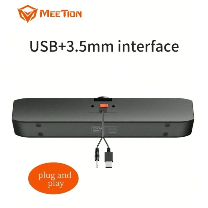 Ηχείο Υπολογιστή Meetion SP1001 Ηχείο (3.5mm + USB)