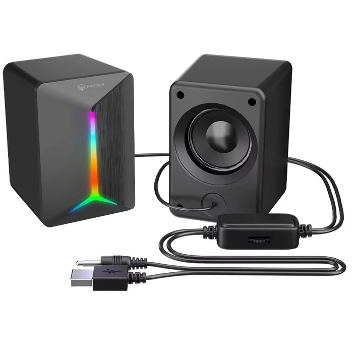 Ηχεία Υπολογιστή Meetion SP2011 2.0 (3.5mm + USB)