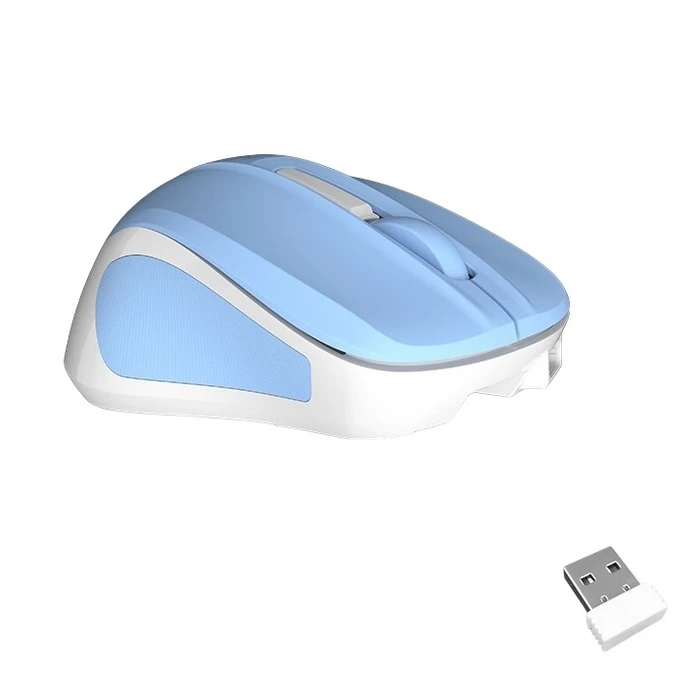 Ποντίκι Ασύρματο Meetion Silent Mini 2.4G Οπτικό (Μπλε)