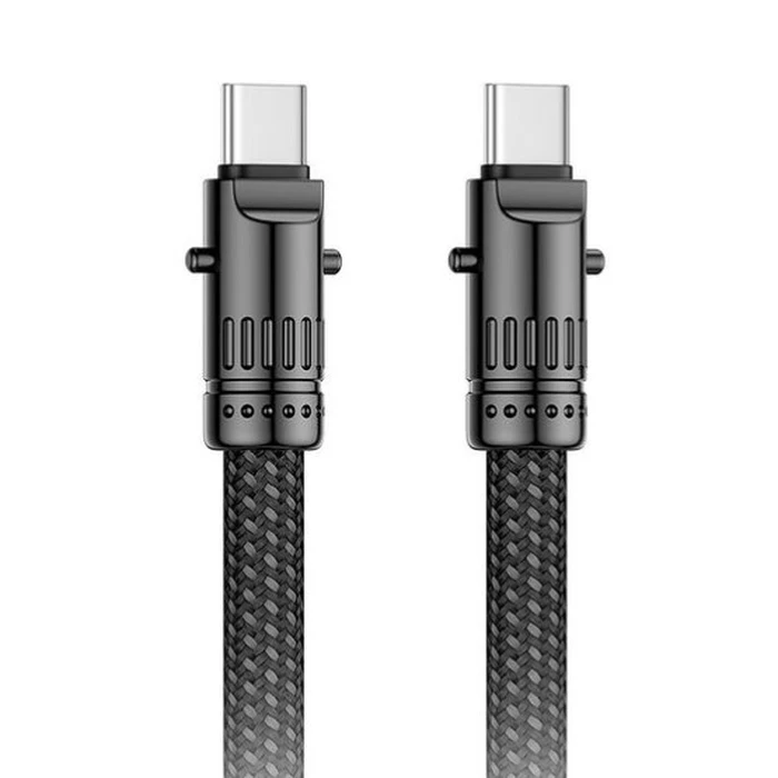 Καλώδιο USB XO NB-Q288B Κράμα Ψευδαργύρου Type-C σε Type-C 60W