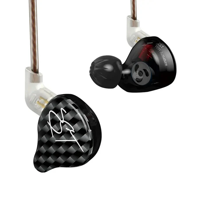 KZ Ακουστικά In Ear Monitor ZST Black No Mic