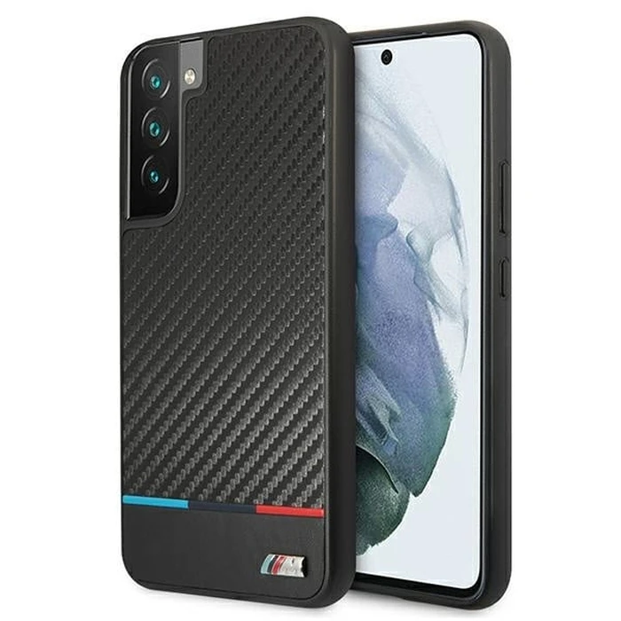 BMW BMHCS22MPUCARTCBK Samsung Galaxy S22+ Plus black M Collection Triangles