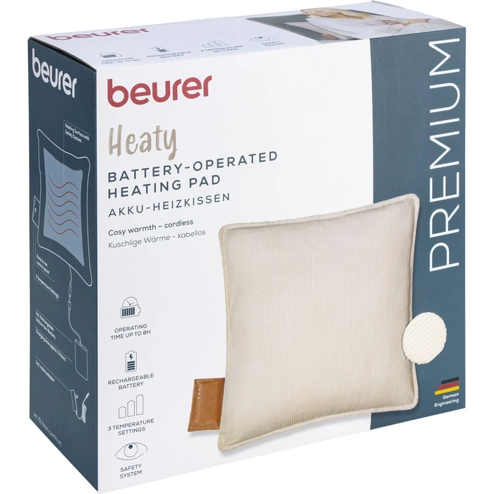Beurer HK 78 Heaty – Επαναφορτιζόμενο Θερμαινόμενο Μαξιλάρι 45x45 cm