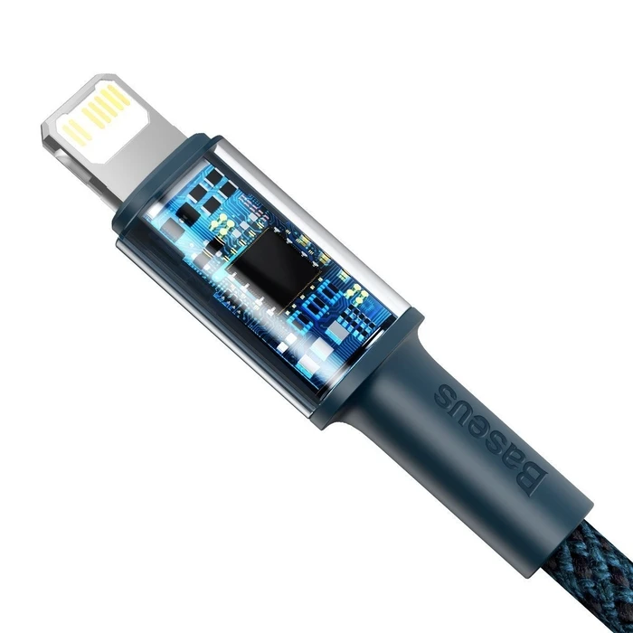 Καλώδιο USB to Lightning Baseus High Density Braided PD 20W 2m (blue)
