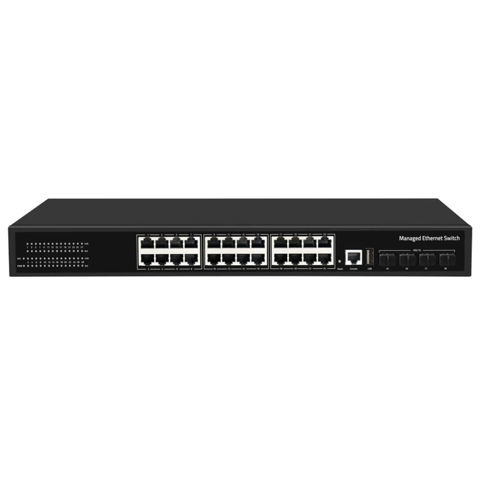Network Switch Cudy Gs5024s4 24-Port Layer 3 Managed Gigabit With 4 10g Sfp Slots