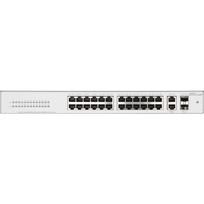 Aruba Instant On 1430 Unmanaged L2 Switch - 24x 1GbE + 2x SFP (MPN R8R50A#ABB)