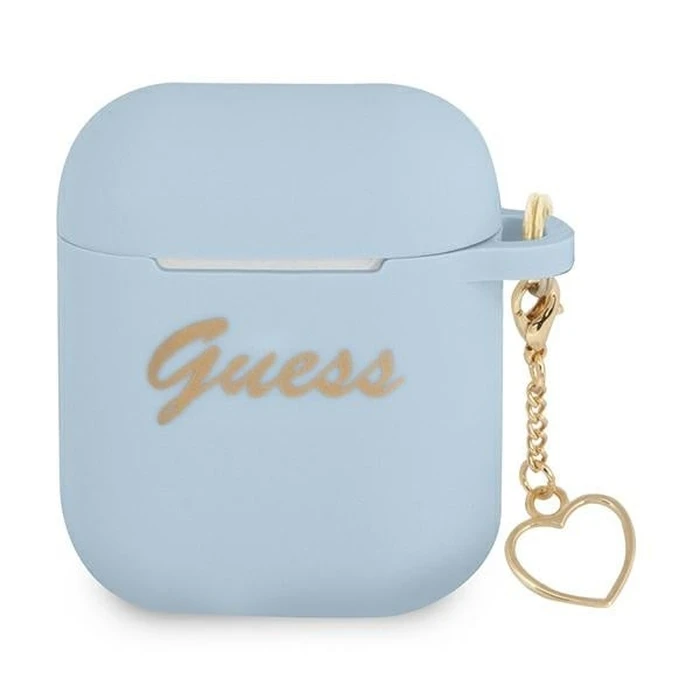 Guess GUA2LSCHSB Apple AirPods blue Silicone Charm Heart Collection