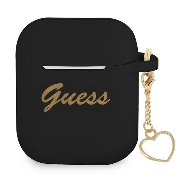 Guess GUA2LSCHSK Apple AirPods black Silicone Charm Heart Collection