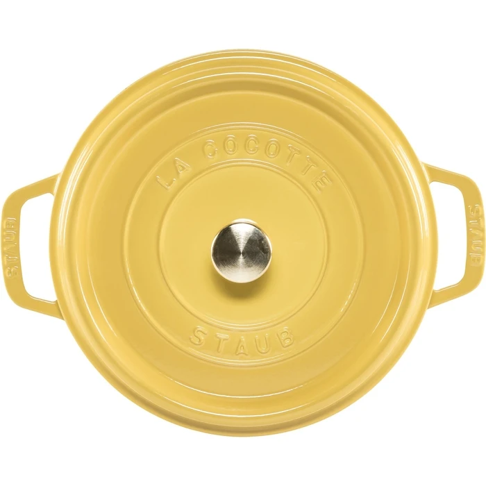 Staub La Cocotte 24 cm Round, Citron, Cast Iron, 3.7 L