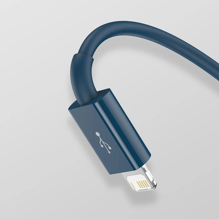 Καλώδιο USB 3in1 Baseus Superior Series USB to micro USB/USB-C/Lightning 3.5A 1.2m (blue)