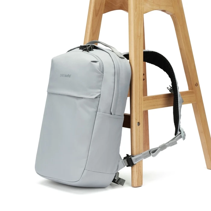 Pacsafe 20L Anti-Theft Roll-Top Backpack - Grey