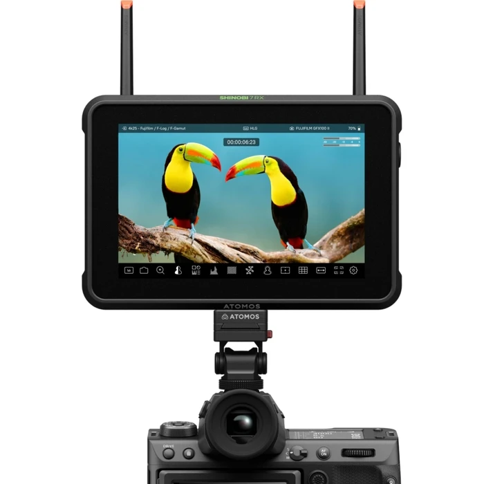 Atomos Shinobi 7 RX HDMI/SDI 7" HDR On-Camera Monitor & Wireless Receiver