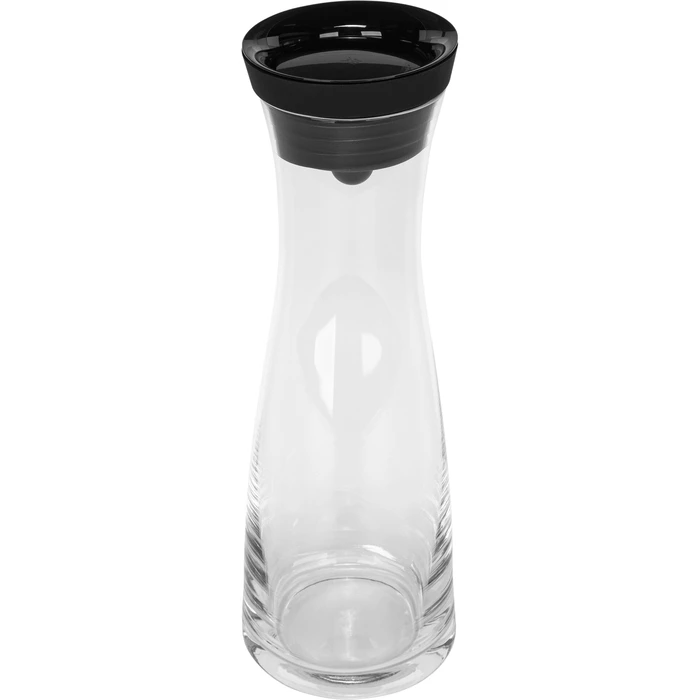 WMF Glass Serving Carafe 1000 ml with Black Stopper 13.7 cm MPN 06.1770.6610