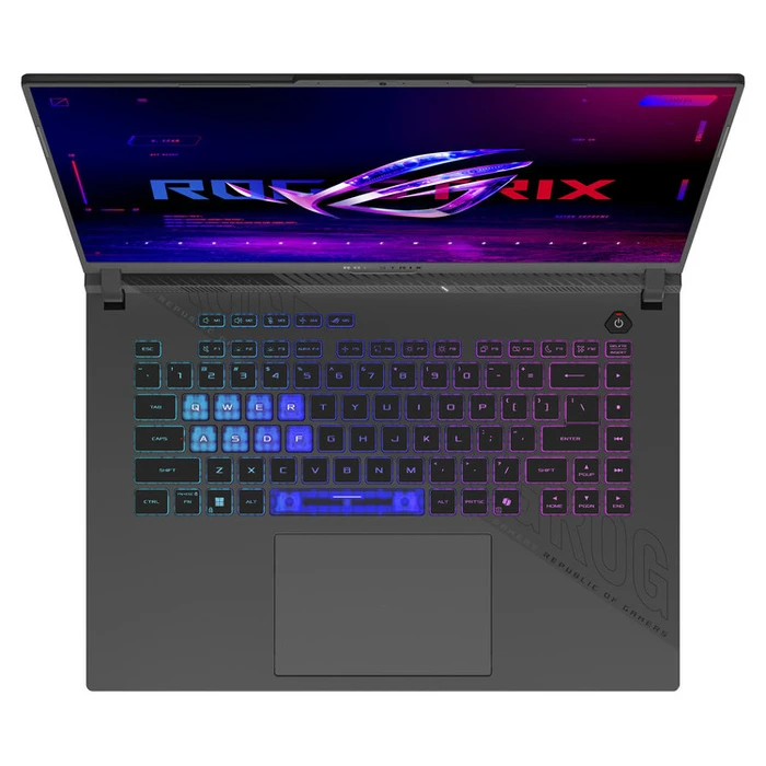 Laptop Asus Laptop 16" ROG Strix G16 G614PM-RV015W Ryzen 9 8940HX/32GB/1TB PCIe 4.0/NVidia GeForce RTX 5060 8GB/Win 11 Home/Eclipse Gray (90NR0KW7-M000Z0)