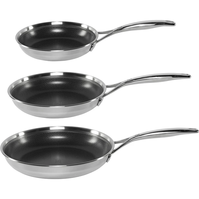 Zwilling Peak Stainless Steel 18/10 Frying Pan Set - 3-piece
