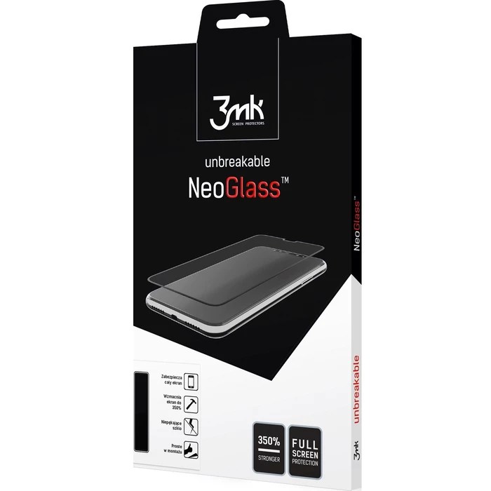 3MK NeoGlass Redmi Note 9 Pro 5G black