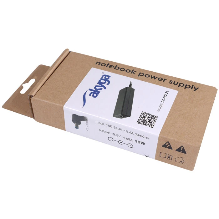 Φορτιστής Laptop 90W Akyga + pin HP Black