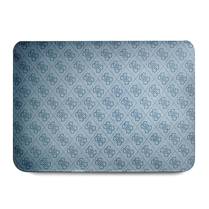 Guess Sleeve GUCS14P4TB 13/14 inch blue 4G Uptown Triangle logo