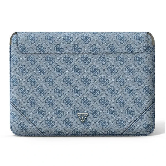 Guess Sleeve GUCS16P4TB 16 inch blue 4G Uptown Triangle logo